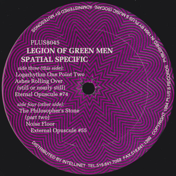 Legion Of Green Men : Spatial Specific (2xLP, Album)