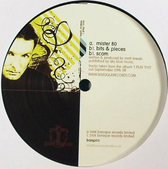 Matt Rowan : I Play This (12")