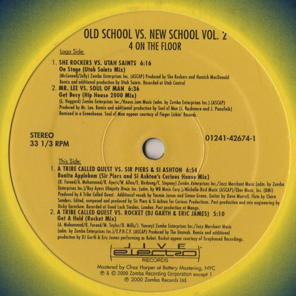 Various : Old School Vs. New School Vol. 2 (4 On The Floor) (12", Comp)