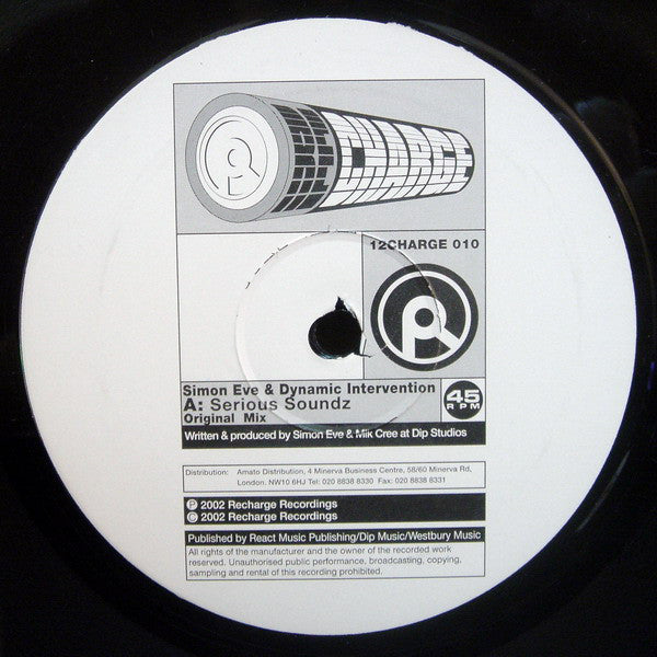 Simon Eve & Dynamic Intervention : Serious Soundz (12")