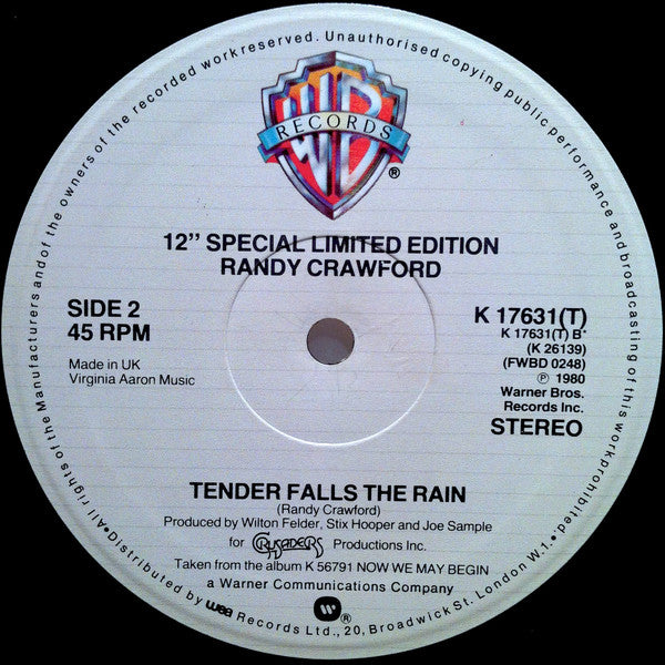 Randy Crawford : Last Night At Danceland (12", Ltd)
