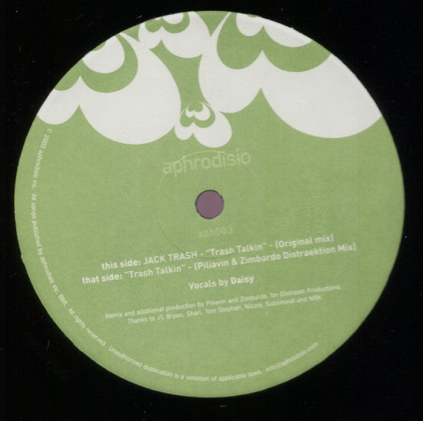 Jack Trash : Trash Talkin (12")