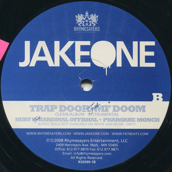 Jake One : The Truth / Trap Door / Hurt U (12")