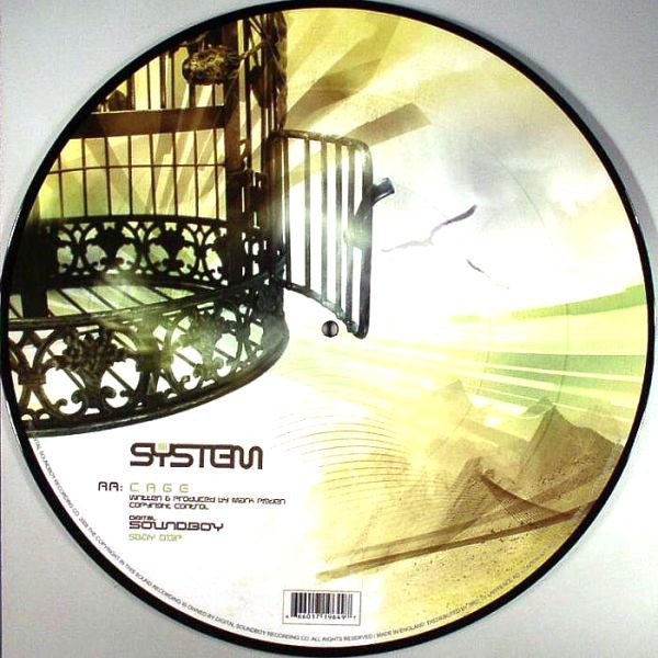 System (9) : Near Miss / Cage (12", Pic)