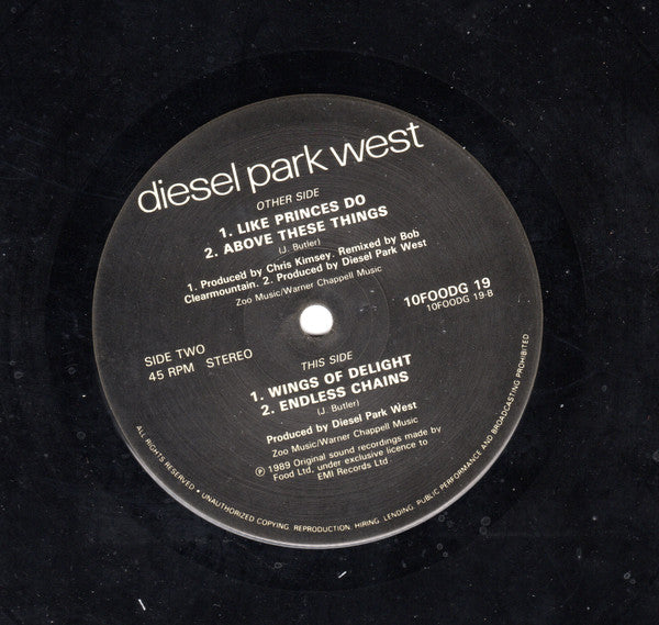 Diesel Park West : Like Princes Do (10", Ltd)
