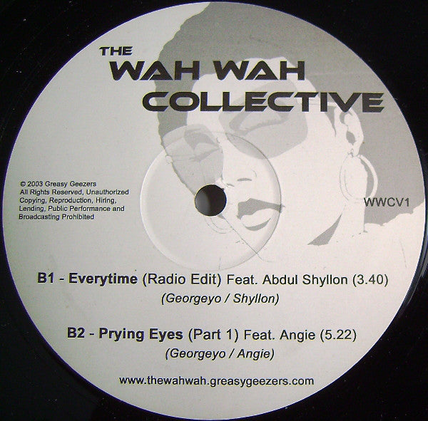 The Wah Wah Collective : Everytime (12")