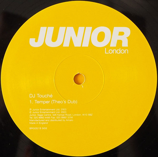 DJ Touché* : Temper (12")