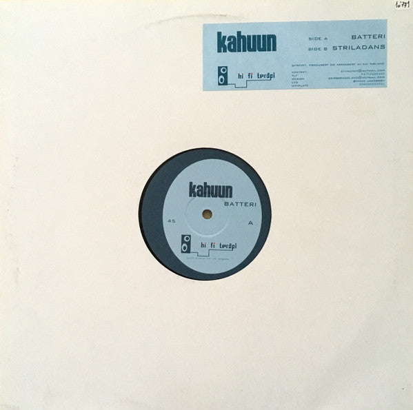 Kahuun : Batteri / Striladans (12")