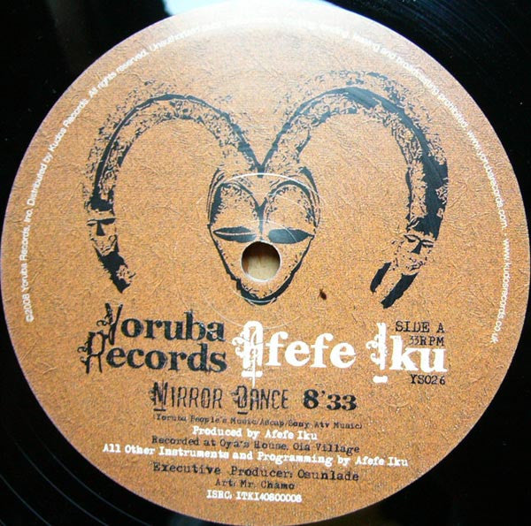 Afefe Iku : Mirror Dance (12")