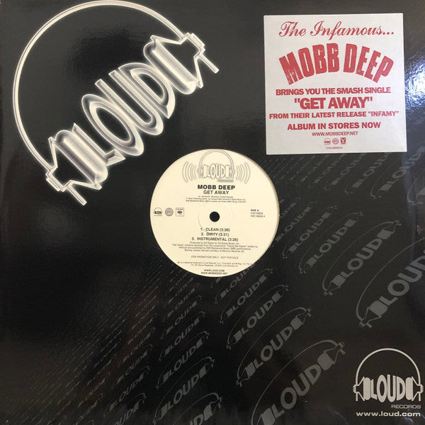 Mobb Deep : Get Away (12", Promo)