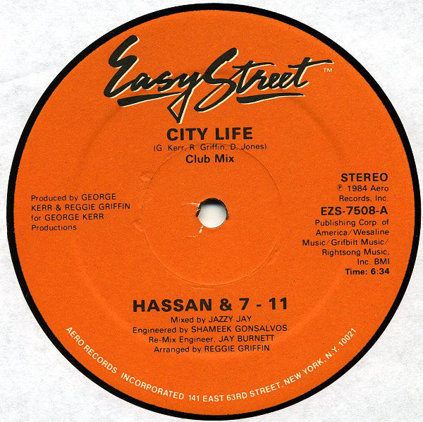 Hassan & 7 - 11* : City Life (12")