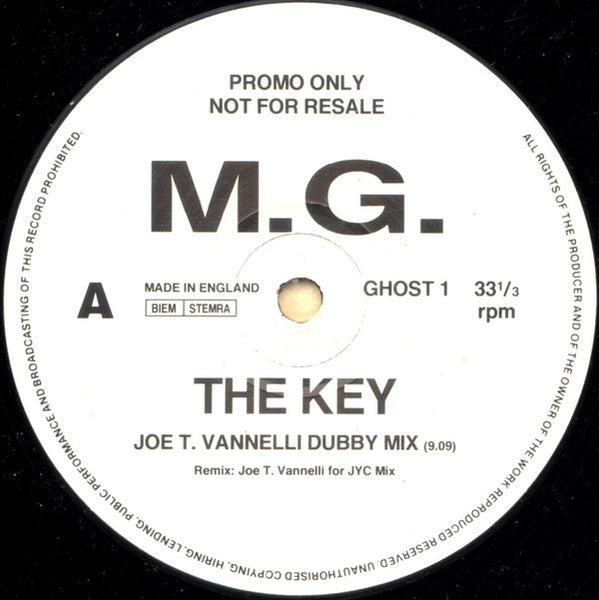 M.G.* : The Key (12", Promo)