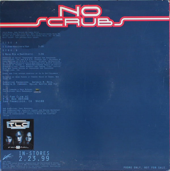 TLC : No Scrubs (12", Promo)