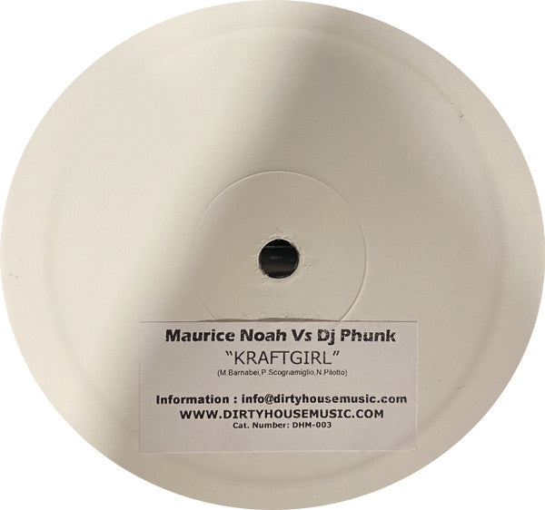 Maurice Noah & DJ Phunk : Kraftgirl (12", Promo, W/Lbl, Sti)