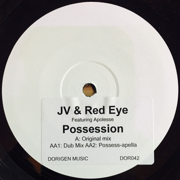 JV & Red Eye Featuring Apolesse : Possession (12", Promo, W/Lbl, Sti)