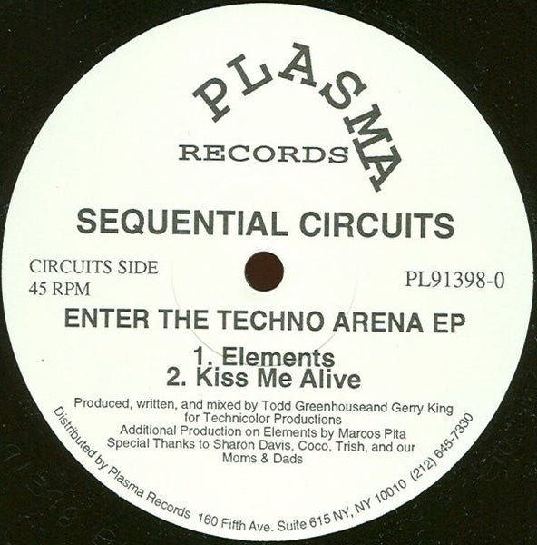 Sequential Circuits : Enter The Techno Arena EP (12", EP)