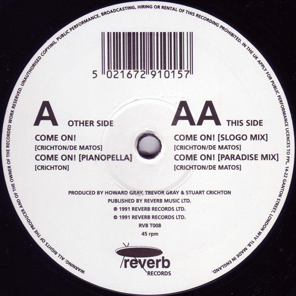 Solo : Come On! (12", Single)