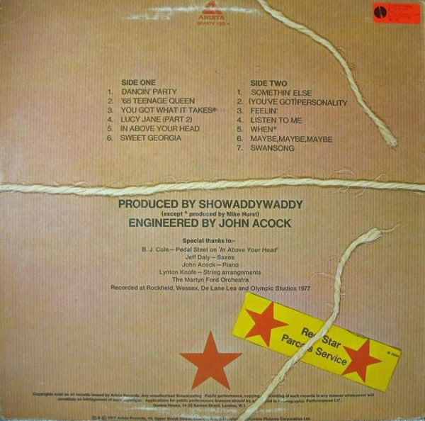 Showaddywaddy : Red Star (LP, Album)