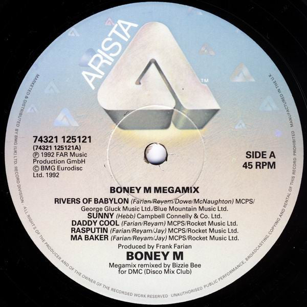 Boney M. : MegaMix (12")