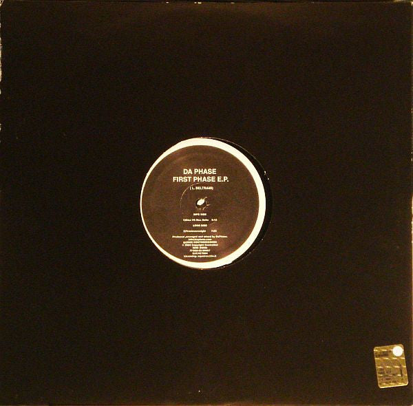 Da Phase : First Phase E.P. (12", EP)