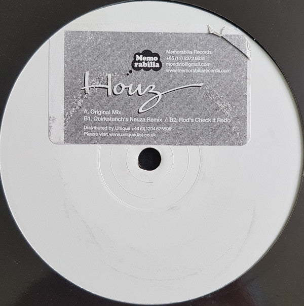RM2 : Houz (12", Promo, W/Lbl, Sti)