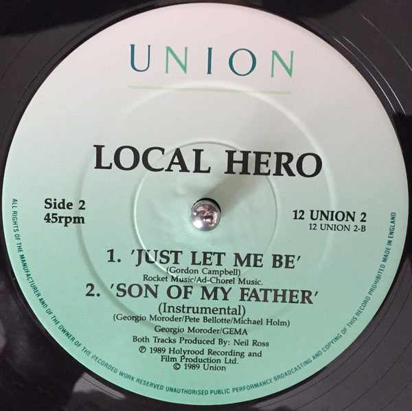 Local Hero (2) : Son Of My Father (12")