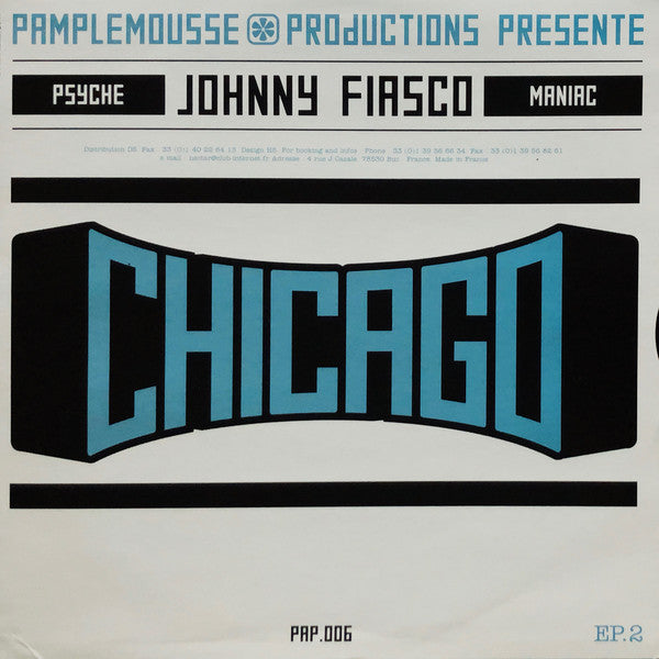 Johnny Fiasco / Jo Zas* : Chicago Versailles EP.2 (12")