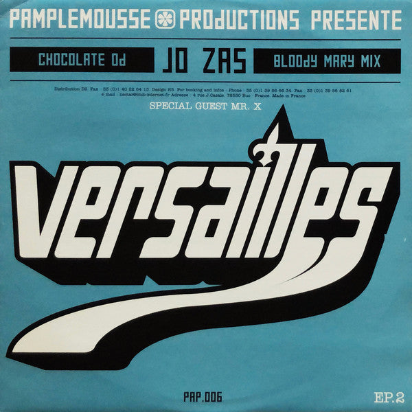 Johnny Fiasco / Jo Zas* : Chicago Versailles EP.2 (12")