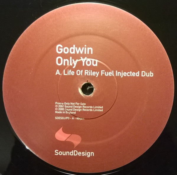 Godwin : Only You (12", S/Sided, Promo)