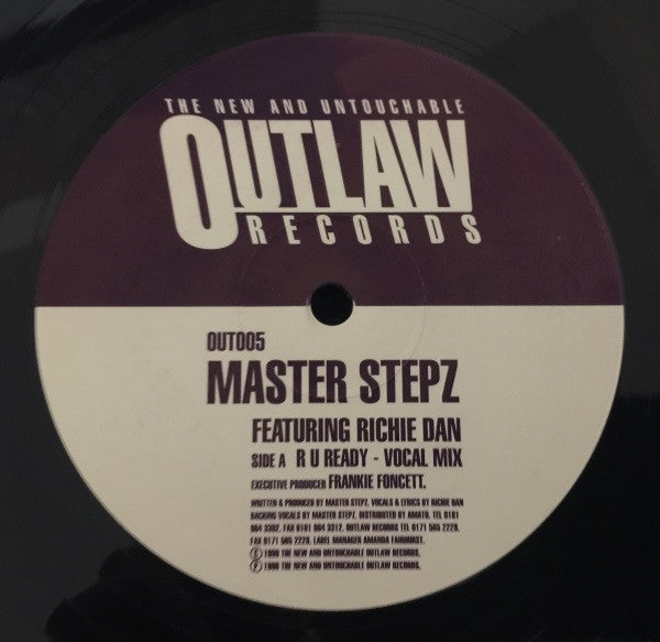 Master Stepz Featuring Richie Dan : R U Ready (12")