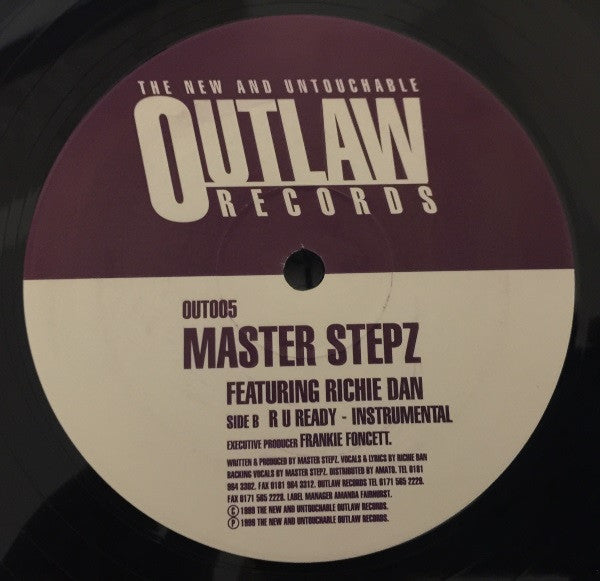 Master Stepz Featuring Richie Dan : R U Ready (12")