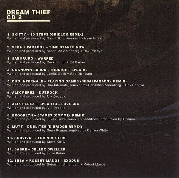 Various : Dream Thief (2xCD, Comp)