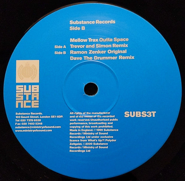 Mellow Trax : Outta Space (12")