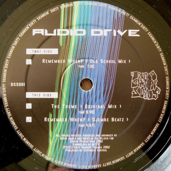Audio Drive : Remember When? / The Theme (12")