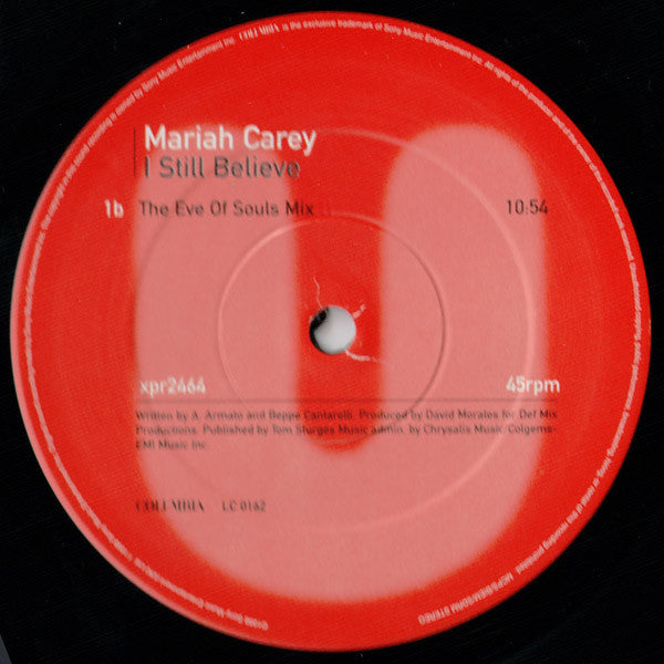 Mariah* : I Still Believe (David Morales Mixes) (12", Promo)