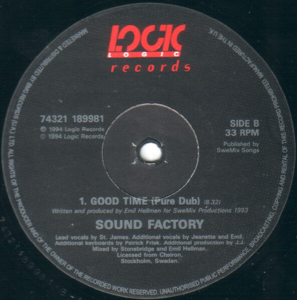 SoundFactory : Good Time (12")