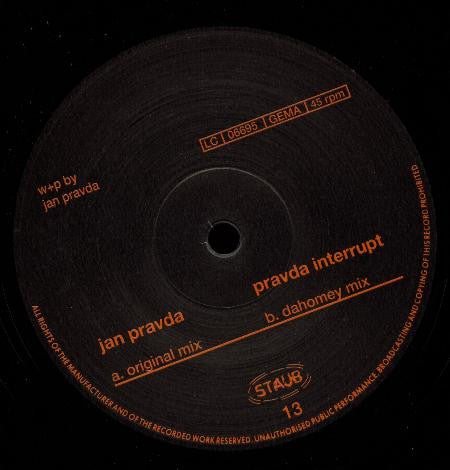 Jan Pravda : Pravda Interrupt (12")