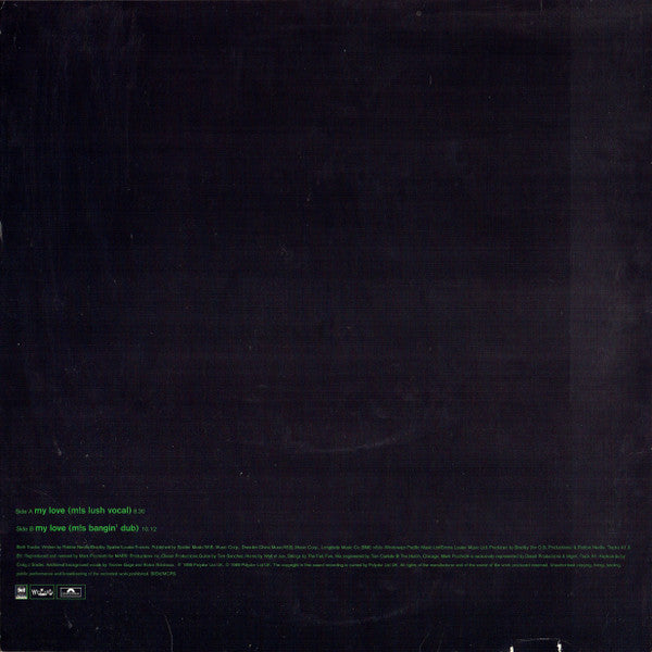 Kele Le Roc : My Love (12", Single, Promo)