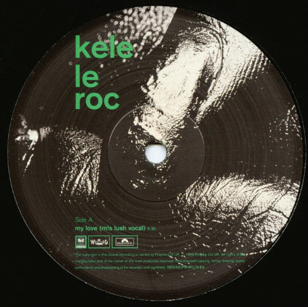 Kele Le Roc : My Love (12", Single, Promo)