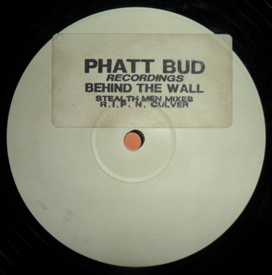 Rip N Culver : Behind The Wall (Stealth Men Mixes) (12", Unofficial, W/Lbl, Sti)