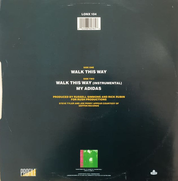 Run-DMC : Walk This Way (12", Single)
