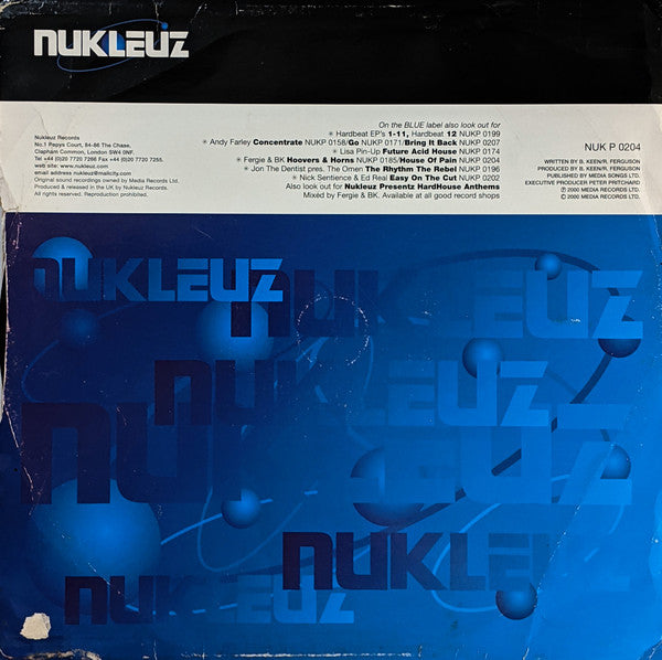 Fergie & BK : House Of Pain (12")