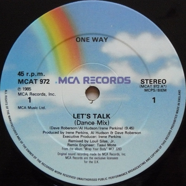 One Way : Let's Talk (Parts 1 & 2) (12")