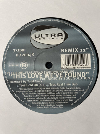 Reel Soul Featuring Carolyn Harding : This Love We've Found (Remix 12") (12")