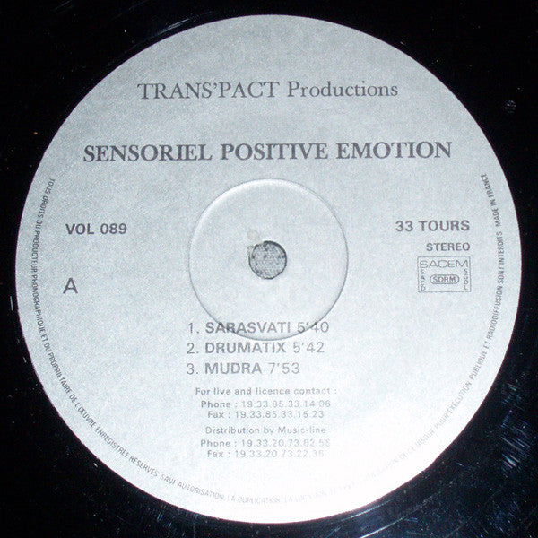 Sensoriel Positive Emotion : Sarasvati (12")