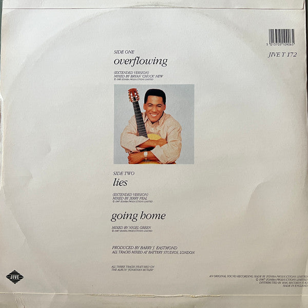 Jonathan Butler : Overflowing (12", Single)