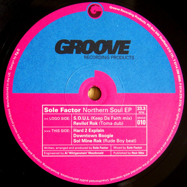 Sole Factor : Northern Soul EP (12", EP)