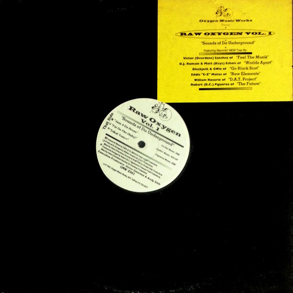 Various : Raw Oxygen Vol. 1 (Soundz Of Da Underground) (12")