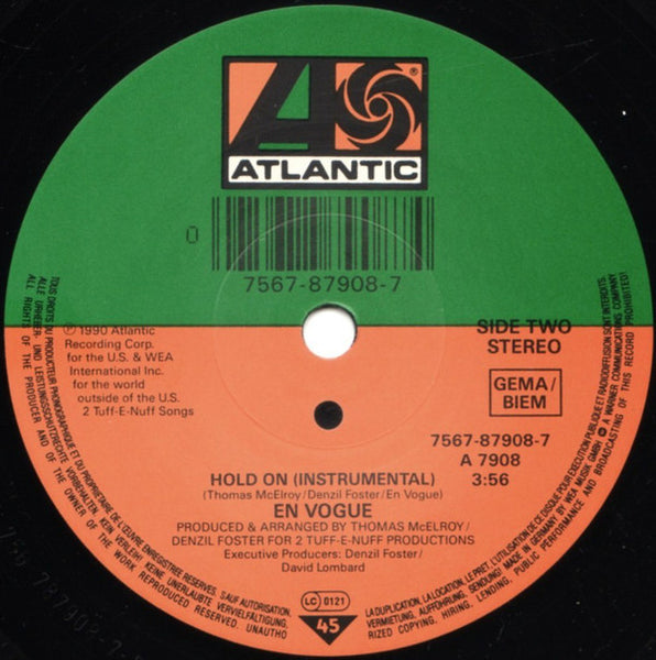 En Vogue : Hold On (Seven Inch Edit) (7", Single)