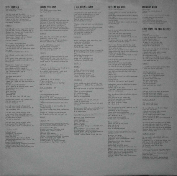 Kashif : Love Changes (LP, Album)